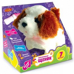 Интерактивный щенок My friends, озвученный, с бутылочкой (Играем вместе, JX-2406sim)